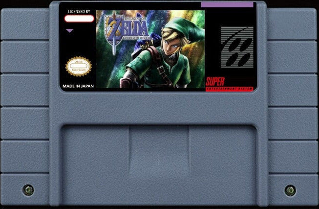 The Legend of Zelda: Goddess of Wisdom – New Story & Dungeons, Classic ALttP Hack | Custom SNES Cartridge NTSC