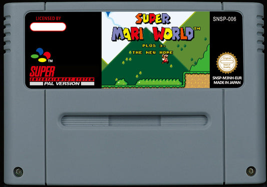 Super Mario World Plus 3: The New Home – Full SMW Hack, New Adventure, PAL | Custom SNES Cartridge