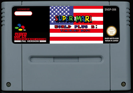 Super Mario World Plus 5: Training Days – Fifth Entry in the Plus Series, PAL | Custom SNES Cartridge