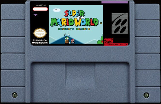 Super Mario World: Bowser's Revenge – Full SMW Hack, Custom Bosses & Epic Bowser Final Fight, NTSC | Custom SNES Cartridge