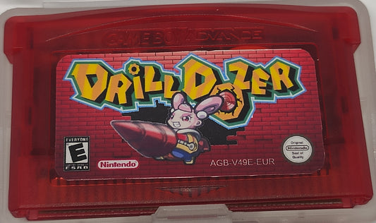Drill Dozer – Wii U Virtual Console Version, Multilanguage, No Rumble | Custom GBA Cartridge