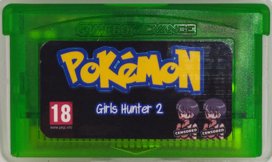 Pokémon Girls Hunter 2 – 18+ FireRed ROM Hack, New Tiara Region, Sequel to Girls Hunter | Custom GBA Cartridge