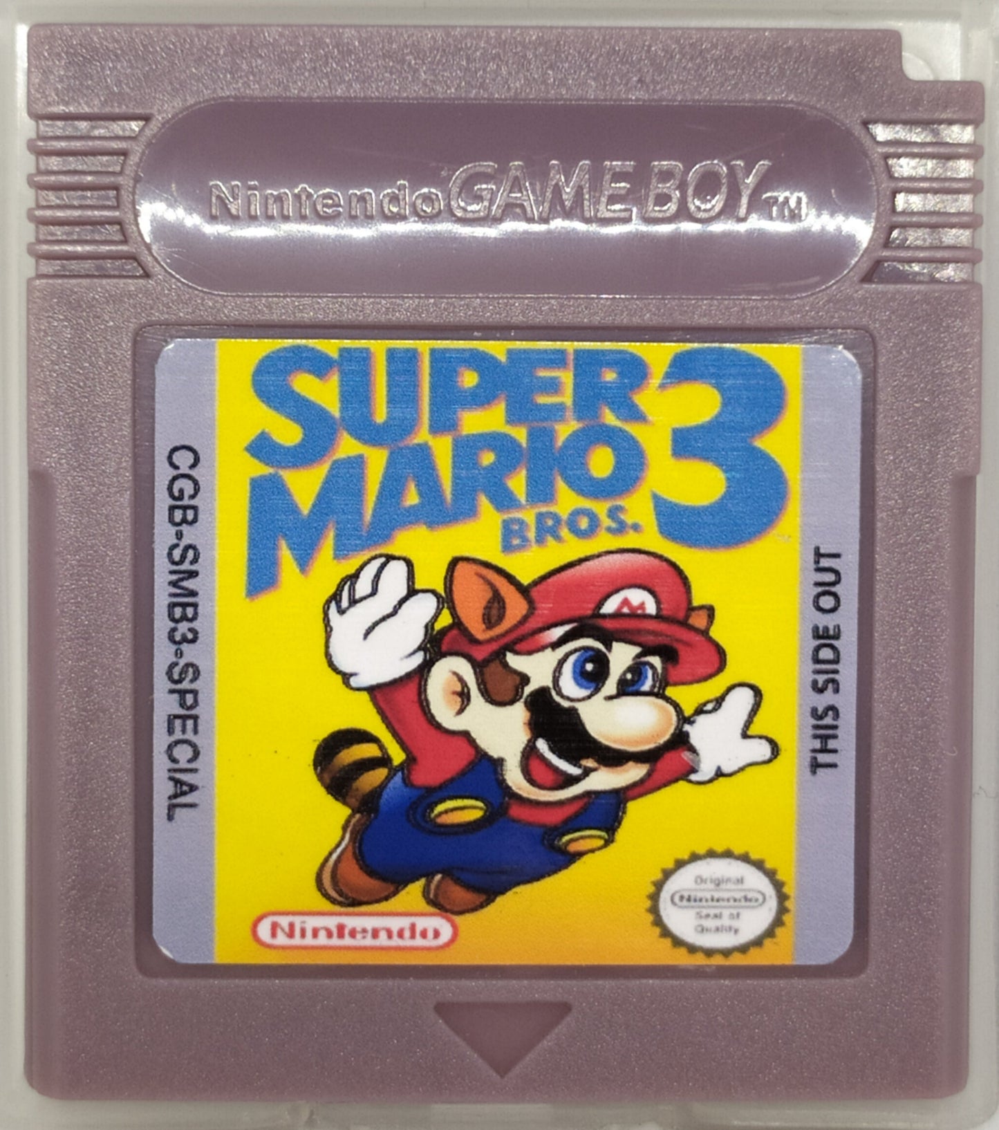 Super Mario Bros. 3 Special – Makon Soft Unlicensed GBC Port on Game Boy Cartridge