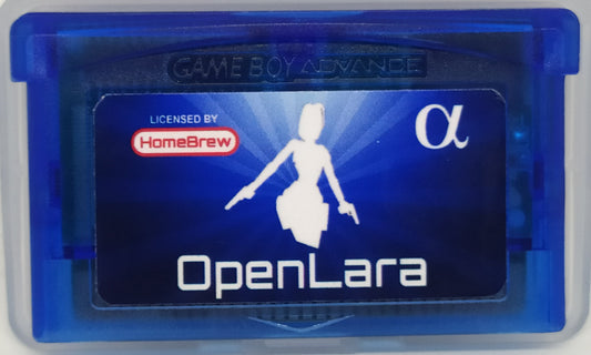 OpenLara Alpha – Tomb Raider Classic Engine Running on Game Boy Advance | GBA Homebrew Cartridge