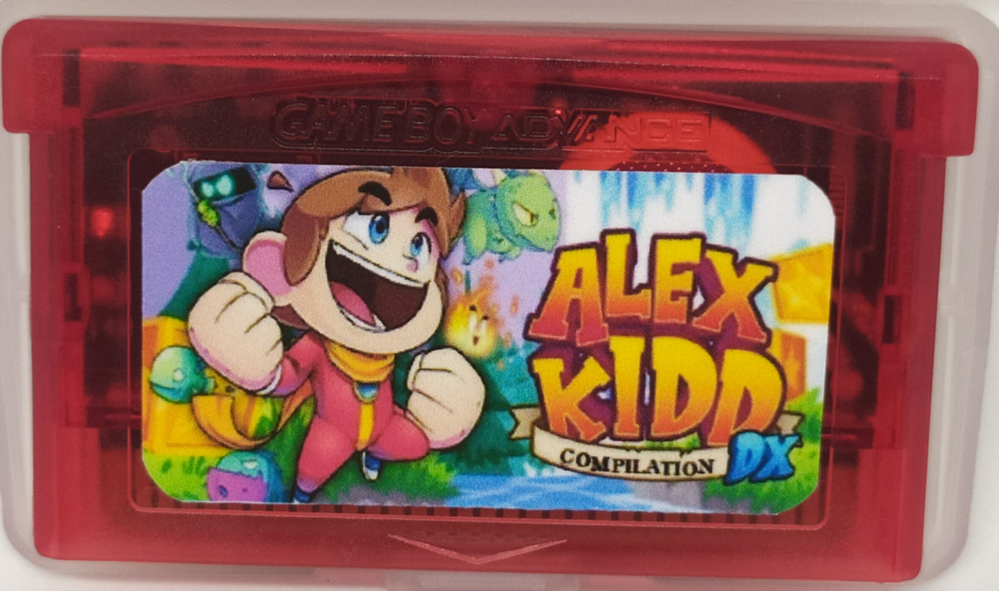 Alex Kidd Compilation DX – All 7 Sega Master System Games on GBA Cartridge