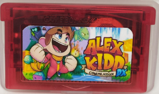 Alex Kidd Compilation DX – All 7 Sega Master System Games on GBA Cartridge