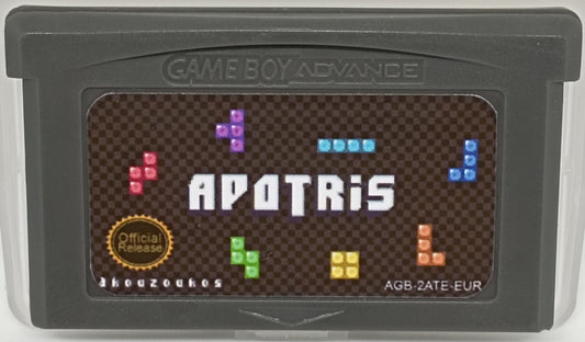 Apotris – Best GBA Tetris Homebrew, 14 Modes & 2P Battle on Real Cartridge | GBA & DS