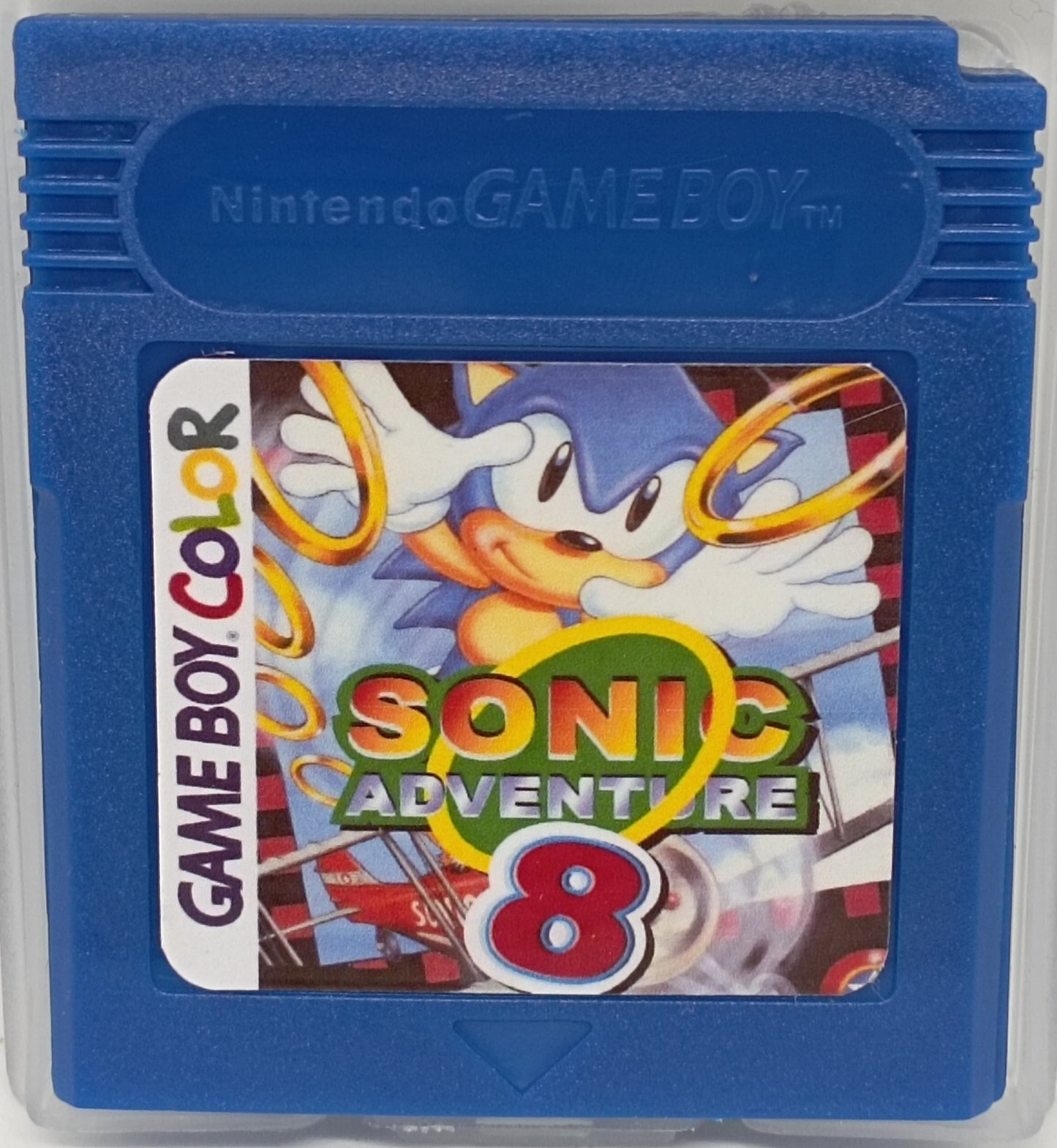 Sonic Adventure 8 – Unlicensed Makon Soft GB Bootleg, Red Sonic Variant | Game Boy