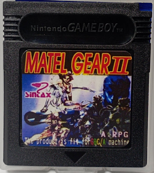 Matel Gear II – Sintax Unlicensed Metal Gear Beat-'em-Up RPG for GBC | Game Boy Color