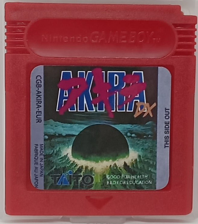Akira DX GBC – Famicom Remake in Full Color | Custom Game Boy Color Cartridge