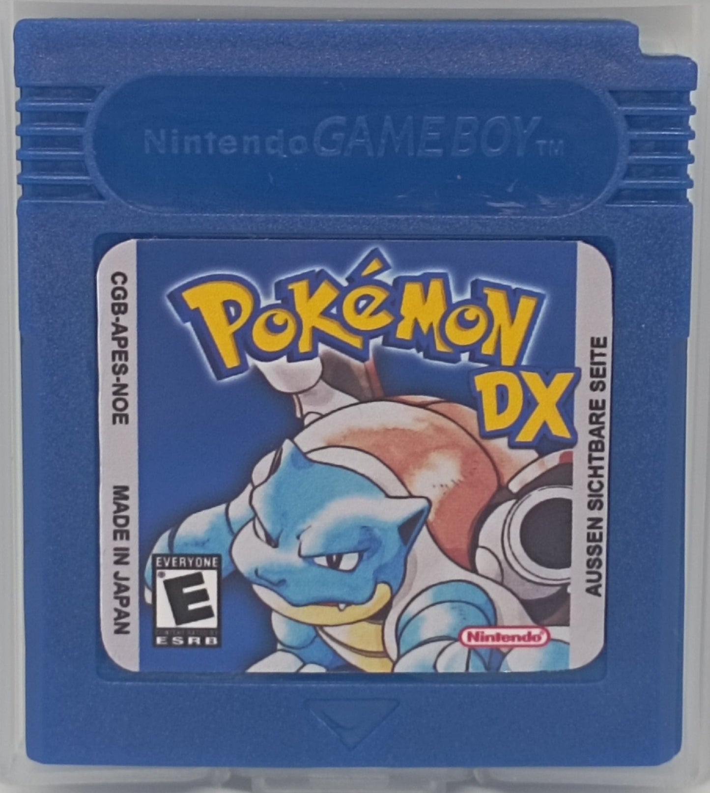 Pokémon Blaue Edition DX – Fully Colorized German Version | Custom Game Boy Color Cartridge
