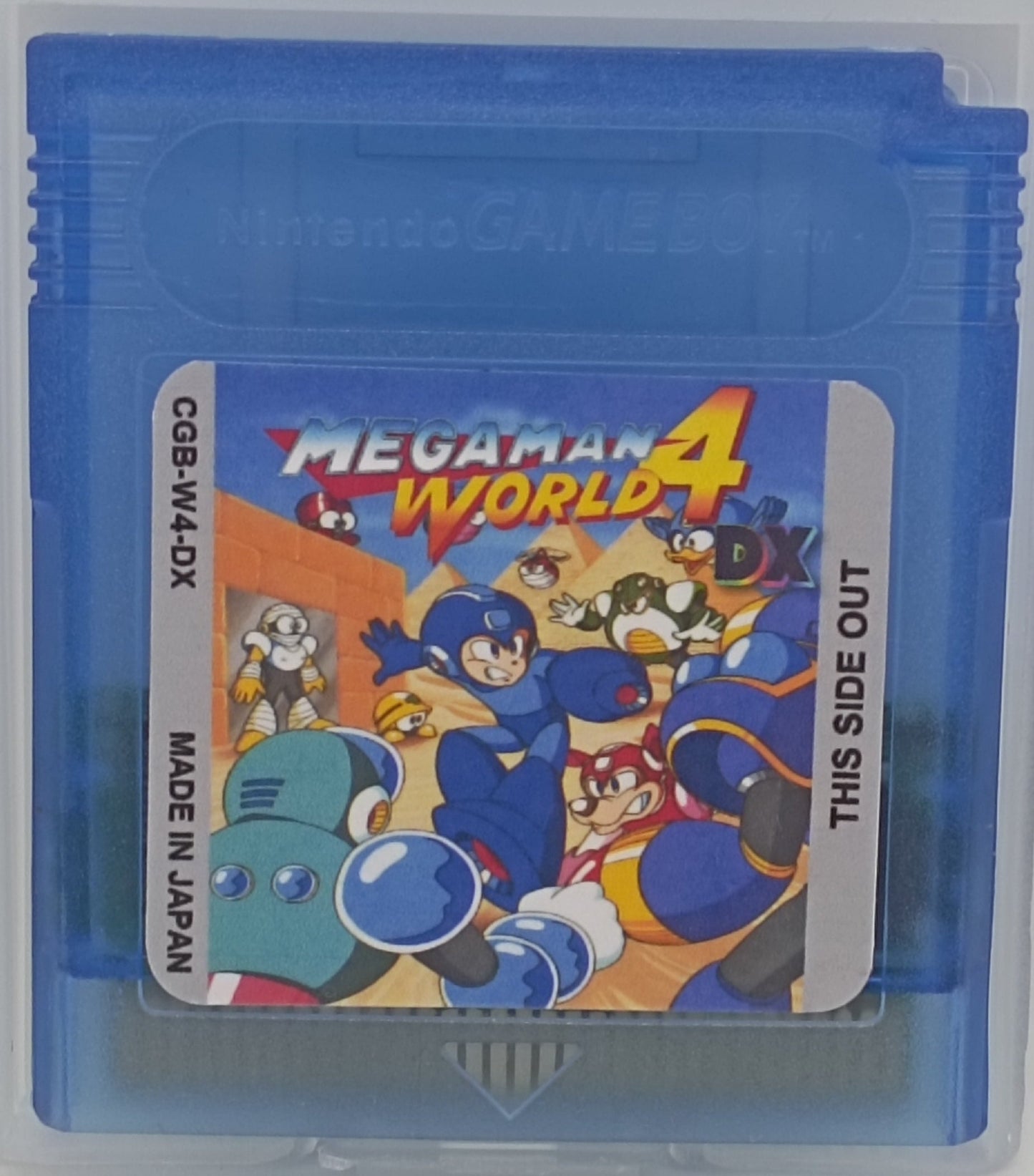 Mega Man World 4 DX – Full Color, No Slowdowns, NES Pause Screen | Game Boy Color Cartridge