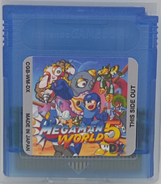 Mega Man World 5 DX – Full GBC Colorization by marc_max v1.5 | Game Boy Color