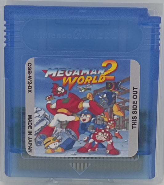 Mega Man World 2 DX – Full Color, Dual Soundtrack & New Animations | Game Boy Color Cartridge