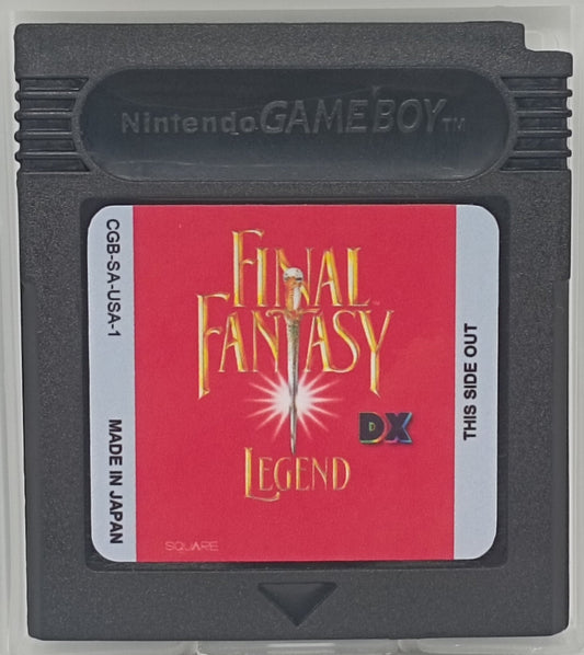 Final Fantasy Legend I DX – Where the SaGa Trilogy Began, Now in Full Color | Custom GBC Cartridge