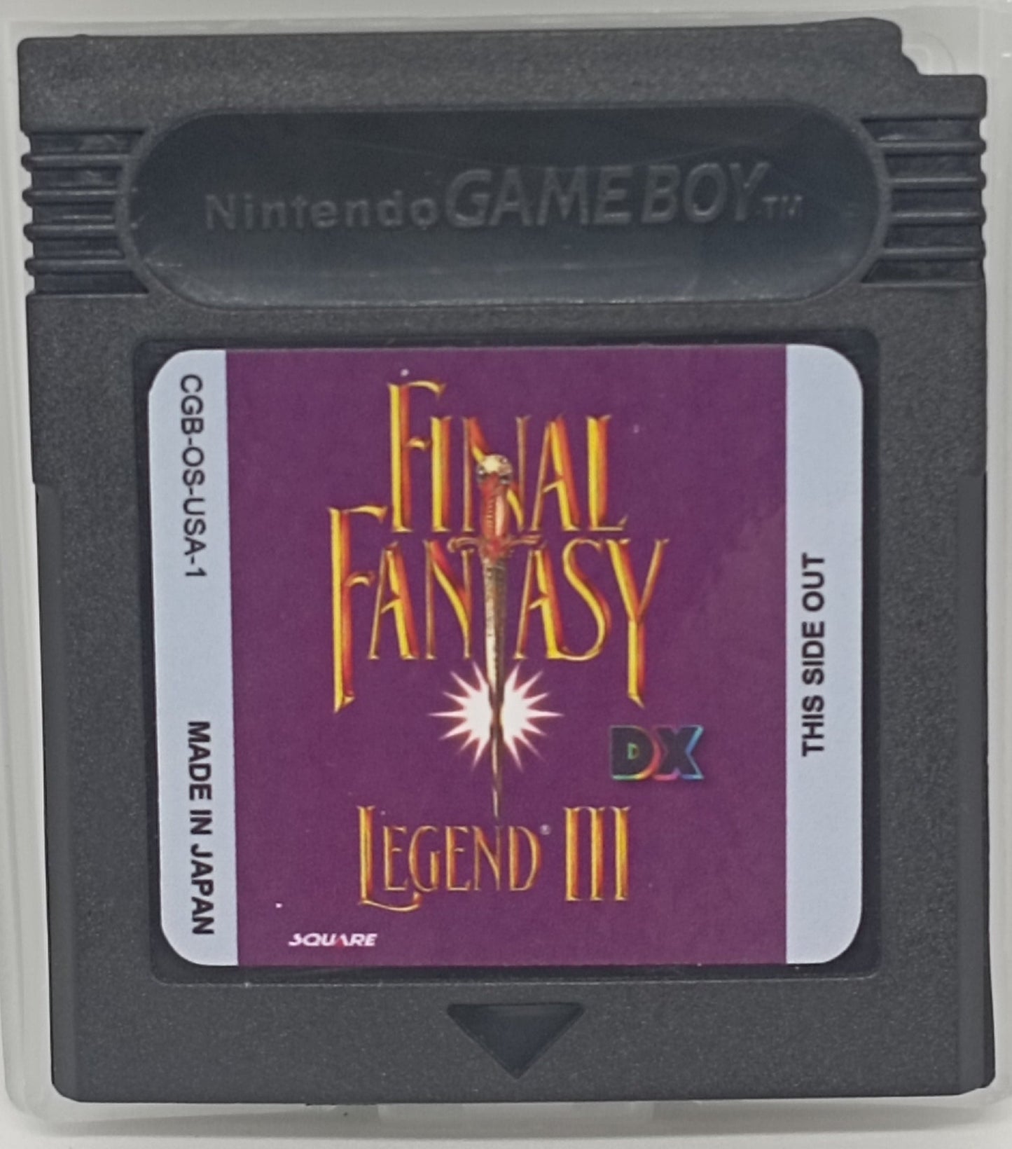 Final Fantasy Legend III DX – Colorized & In English | Custom Game Boy Color Cartridge