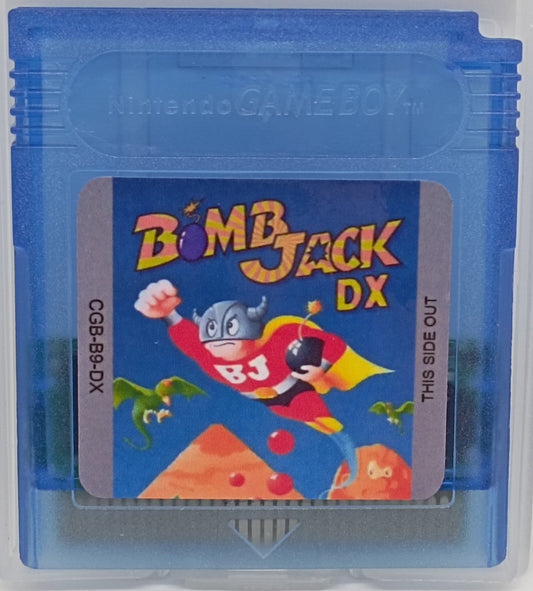 Bomb Jack DX – Colorized & Enhanced Hack | Custom Game Boy / Game Boy Color Cartridge
