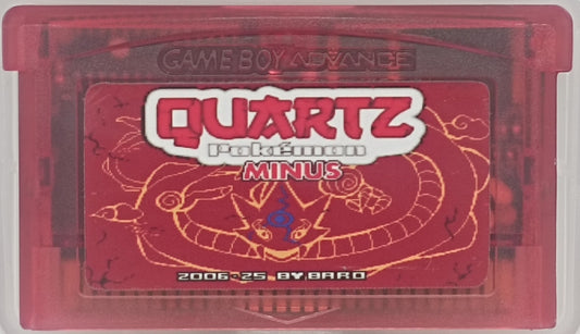 Pokémon Quartz Minus – Remastered Quartz with 386 New Fakemon Sprites, Rebalanced & Bugfixed | Custom GBA Cartridge