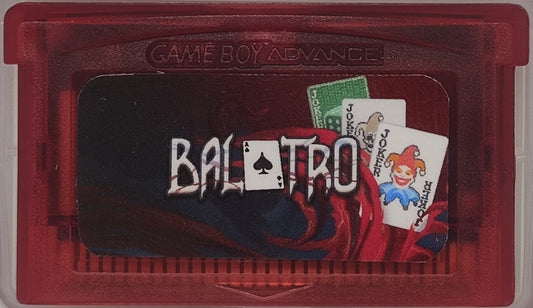 Balatro GBA – Fan-Made Homebrew Port of the Hit Roguelike Deckbuilder | Custom GBA Cartridge