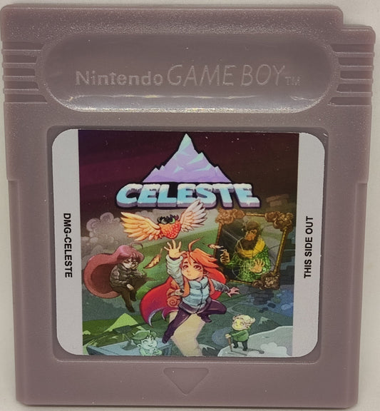 Celeste Classic – PICO-8 Indie Hit Ported to Original Game Boy Homebrew | Custom Game Boy Cartridge