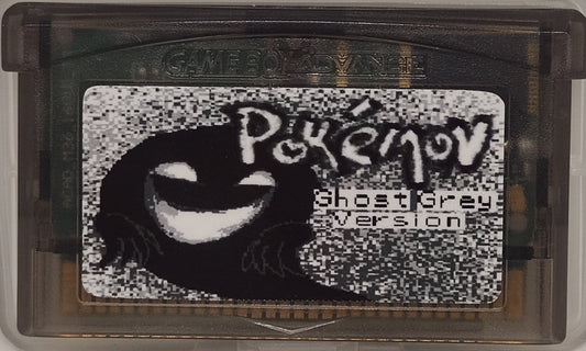 Pokémon: Ghost Grey Version – Horror FireRed Hack, Kanto 2049, Black & White, 200+ Ghost Pokémon | Custom GBA Cartridge