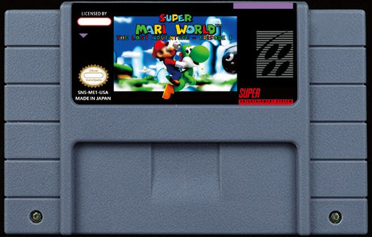 Super Mario World: The Lost Adventure Episode I – 80 Levels, Custom Bosses & Music by isaix, NTSC | Custom SNES Cartridge