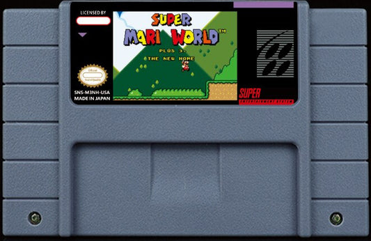 Super Mario World Plus 3: The New Home – Full SMW Hack, New Adventure, NTSC | Custom SNES Cartridge